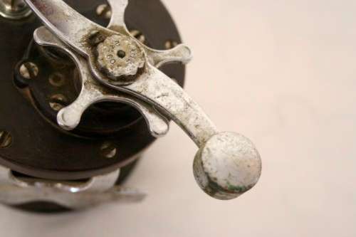 A very high quality vintage (1950's) bakelite "Penn" no 85 made in the USA salt water reel.