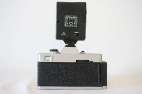 A fabulous vintage 1980's Yoshita X700 camera with an Amity flash, colour optical lens.