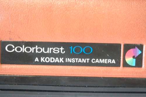 A fantastic vintage 1978 Kodak colorburst 100 instant camera, with film in.