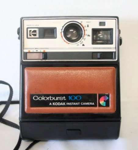 A fantastic vintage 1978 Kodak colorburst 100 instant camera, with film in.