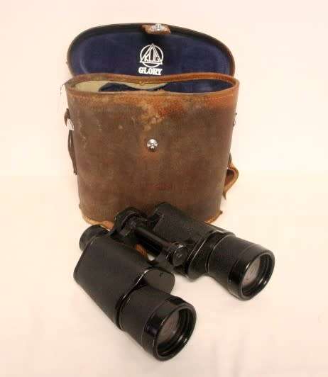 An awesome pair of Japanese made vintage Glory binoculars in their original case.