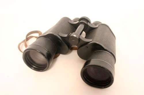 An awesome pair of Japanese made vintage Glory binoculars in their original case.