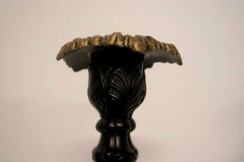 A fabulous pair of ornate vintage "Louis XVI" style cast metal candle holders in great condition