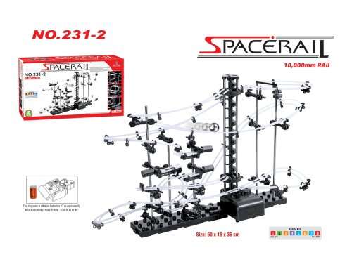 A brilliant original "SpaceRail" No. 231-2 (10000mm) LEVEL 2 assembly set - never assembled!!!