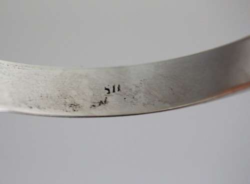 A lovely and detailed sterling silver adjustable baby's Christening/ ID bracelet - can be engraved!