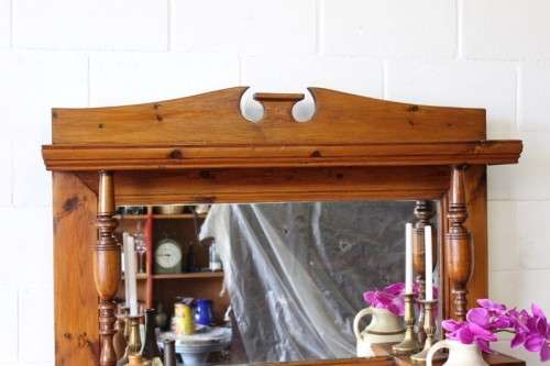 A stunning original solid Oregon 2-door server cabinet with two drawers and ample storage space