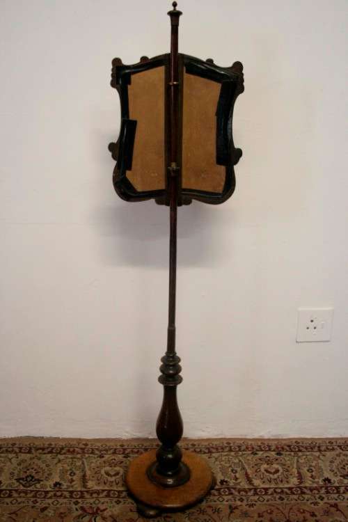 A magnificent & rare free-standing antique Victorian hand carved walnut display/ seating/ menu stand