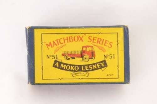 **RS17** Rare original vintage (c1958) Matchbox No. 51 yellow Albion Chieftain die-cast model truck