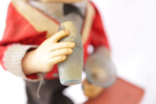 An incredible & rare vintage (c1962) Japanese made "Nomaru T.N" battery powered "Bartender" tin toy