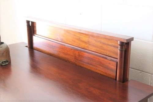 incredible antique walnut Art Deco pop-up drinks cabinet w/ side cupboards & pull-out trays RS17Sale