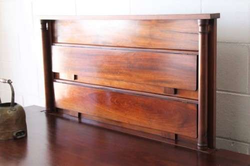 incredible antique walnut Art Deco pop-up drinks cabinet w/ side cupboards & pull-out trays RS17Sale