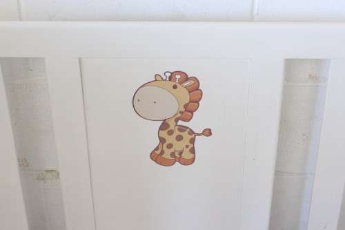 **RS17_Clearance** Awesome white baby's cot with a drop-side and a mattress - perfect for nursery!!