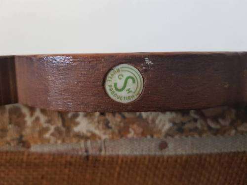 A beautiful and elegant vintage solid imbuia piano stool/ bench with carved ball and claw feet.