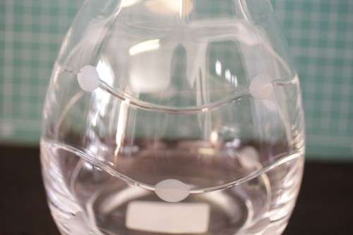 **RS17** Superb modern Bohemia hand-cut Vitria lead crystal 950ml liquor decanter in mint condition