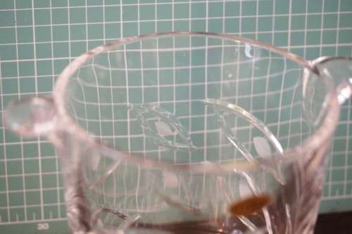 A magnificent modern designed Bohemia hand-cut Vitria lead crystal 1200ml ice bucket - pristine!!