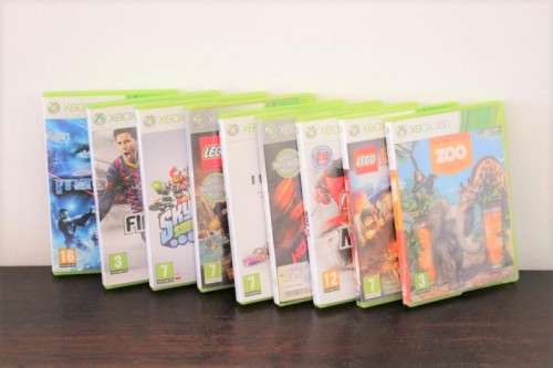 An awesome collection of 9x "XBox 360" games including popular games for old and young - price/game