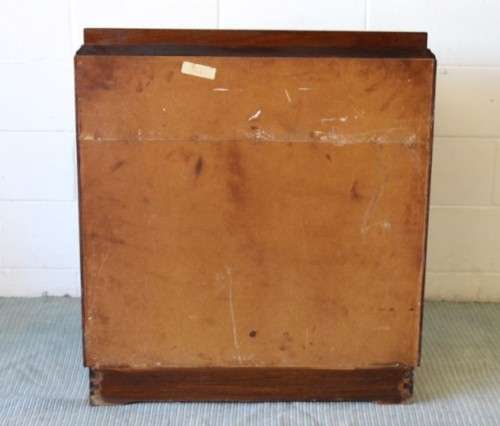 A beautiful vintage Teak 4-drawer chest of drawers w/ gorgeous period style handles