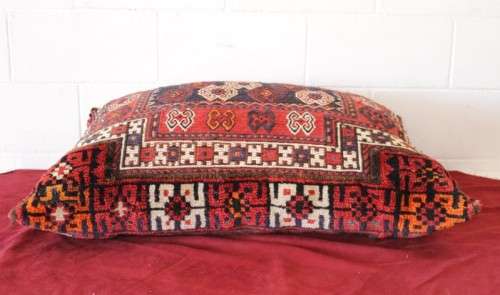 Two incredible large (double sided) hand-stitched Berber Persian floor cushion in awesome condition