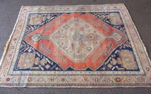 A superb large (190cm x 148cm) traditional north-African Berber carpet in wonderful condition