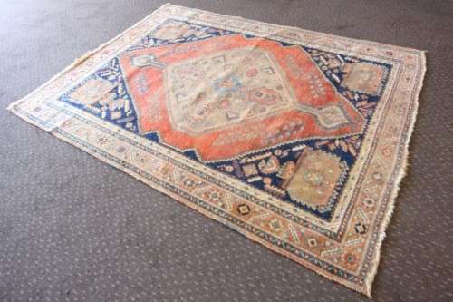 A superb large (190cm x 148cm) traditional north-African Berber carpet in wonderful condition