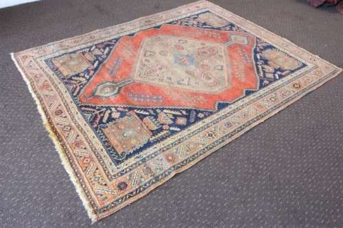 A superb large (190cm x 148cm) traditional north-African Berber carpet in wonderful condition