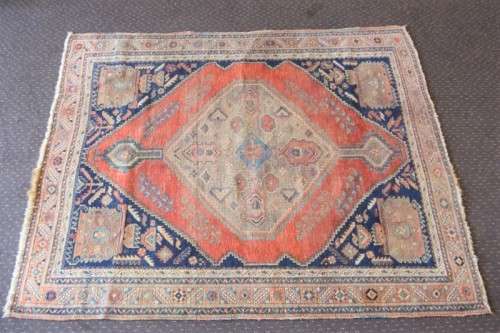 A superb large (190cm x 148cm) traditional north-African Berber carpet in wonderful condition