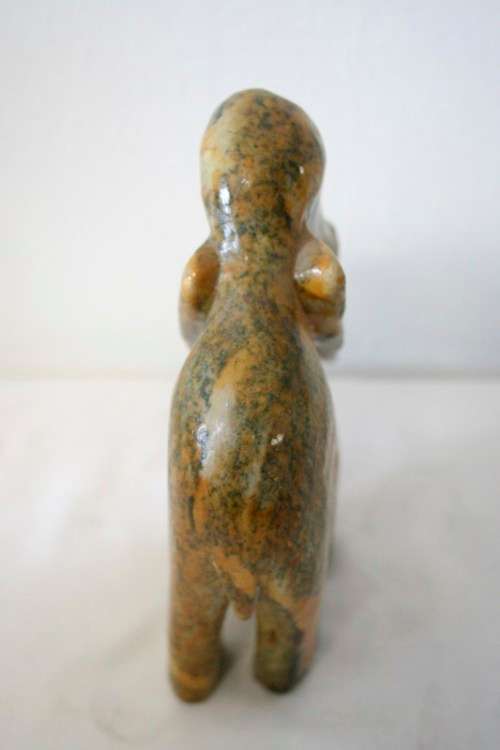 **RS17** Two stunning and beautifully carved stone African elephant. Lovely on display.