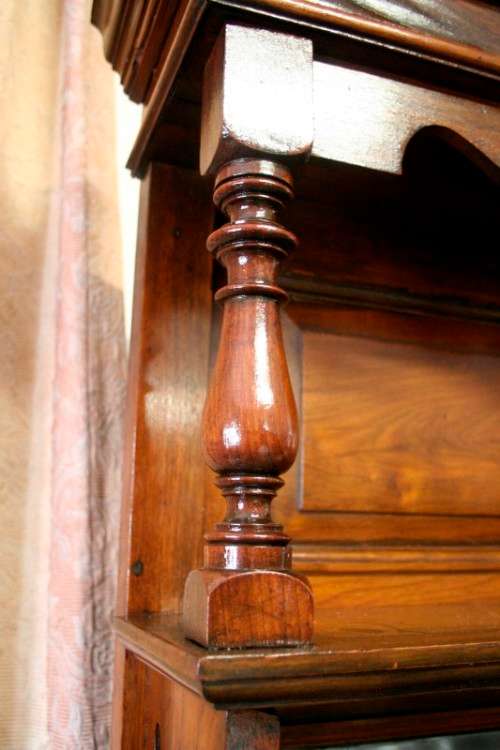 A spectacular antique Victorian oak buffet server once owned by John Smith Moffat; The Moffat Treaty