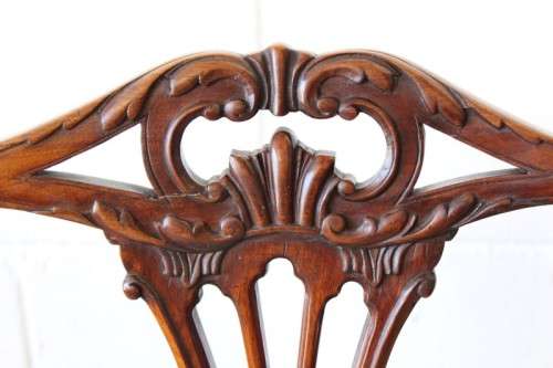 **RS17** A hand-carved antique Victorian slipper/ nursing chair upholstered in a beautiful fabric