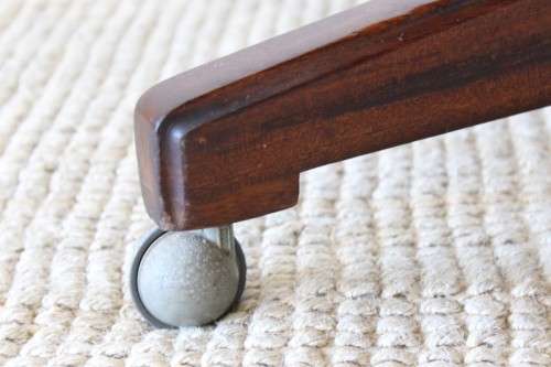 A wonderful vintage retro trolley on its original castors - perfect for TV dinners and snacks etc