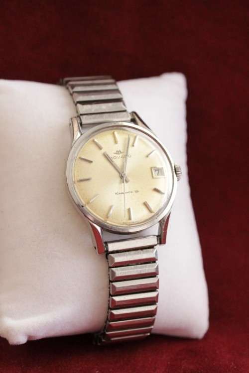 A superb & rare vintage 1960's Movado Sub-sea Kingmatic S gents stainless steel watch - 28 Jewels