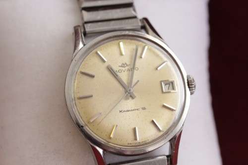 A superb & rare vintage 1960's Movado Sub-sea Kingmatic S gents stainless steel watch - 28 Jewels