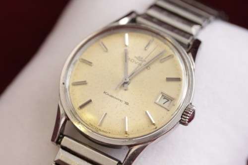 A superb & rare vintage 1960's Movado Sub-sea Kingmatic S gents stainless steel watch - 28 Jewels