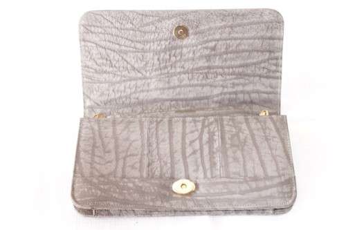A beautifully made vintage original genuine Buffalo skin leather ladies handbag/ evening bag