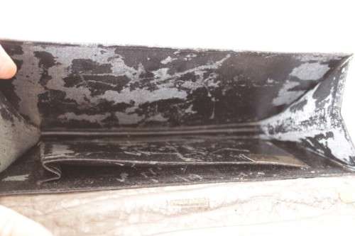 A beautifully made vintage original genuine Buffalo skin leather ladies handbag/ evening bag