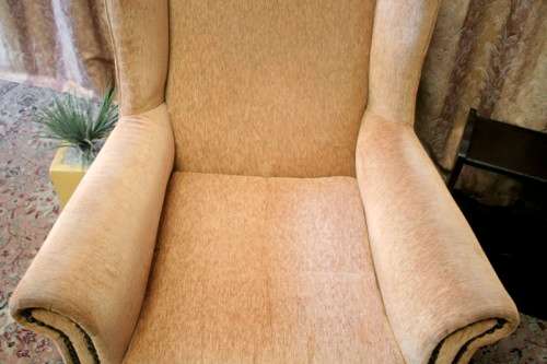 **RS17** A large wing back chair in great condition for the age! Perfect for a study or reading room