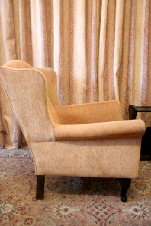 **RS17** A large wing back chair in great condition for the age! Perfect for a study or reading room