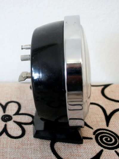 A stunning vintage "Brazilian" made Westclox Big Ben mechanical wind-up bedside clock