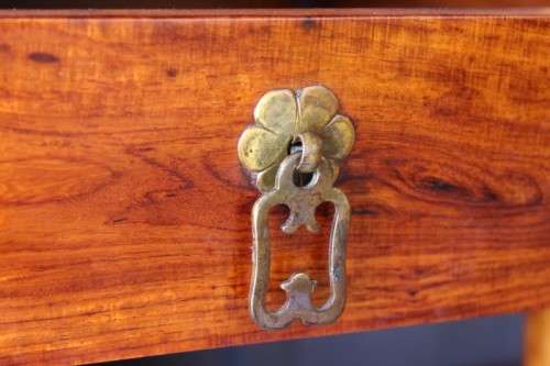 A superb & beautifully made solid Burmese teak double door cabinet/ cupboard w/ two internal drawers