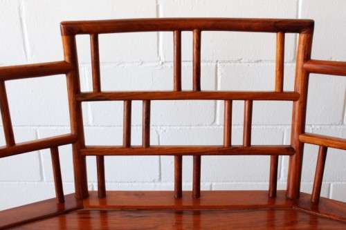 An incredible and beautifully made Burmese Teak two-seater bench in stunning condition