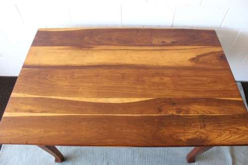 **RS17** Solid & substantial blackwood 6-seater dining table with clean lines in awesome condition
