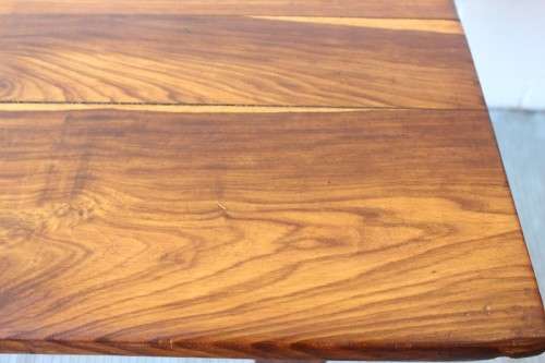 **RS17** Solid & substantial blackwood 6-seater dining table with clean lines in awesome condition