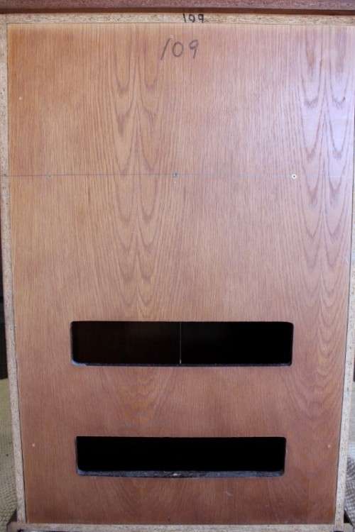 **RS17** A double door mahogany coffee station cabinet - ideal for a lodge or B&B or home