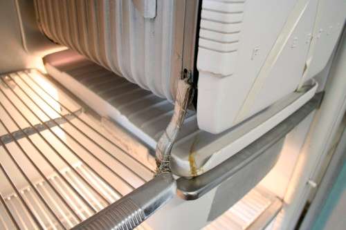 A fantastic vintage General Electric fridge-freezer combo "1940's" in full working order.