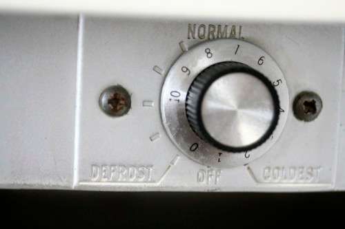 A fantastic vintage General Electric fridge-freezer combo "1940's" in full working order.