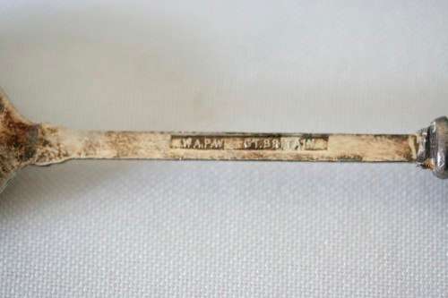 A superb set of six WAPW Great Britain silver plated 3D bird tip teaspoons in original box.