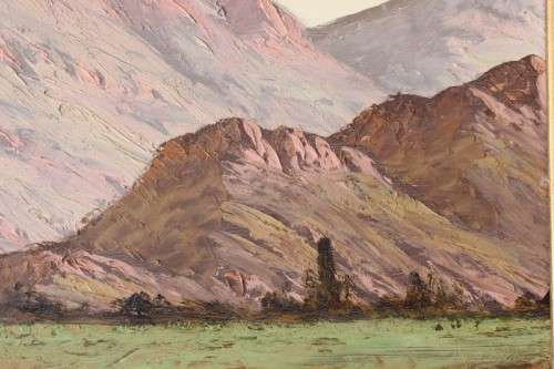 An incredible signed and framed Gawie Cronje (1930 - 2007) oil on board landscape painting