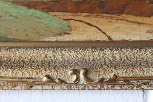 An incredible signed and framed Gawie Cronje (1930 - 2007) oil on board landscape painting