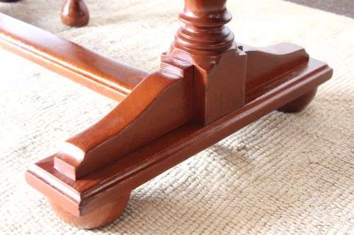 A stunning Sapele wood & Mahogany wood combination 6-seater dining suite with carver chairs