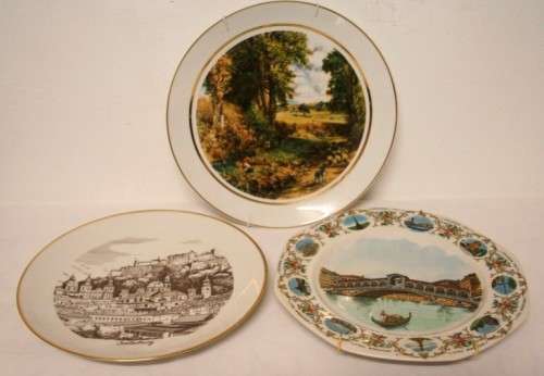 **RS17** 3 fabulous assorted, decorative wall plates incl Royal Decor, Seltman. One price for all 3